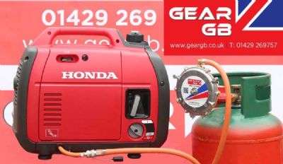 LPG Dual Fuel Honda EU22i 2.2kw Quiet Inverter Generator 